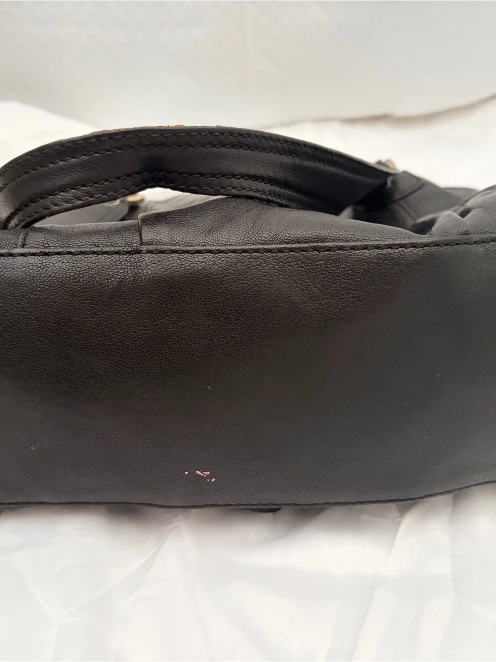 Michael Kors Black Tote with Gold-Tone Hardware
